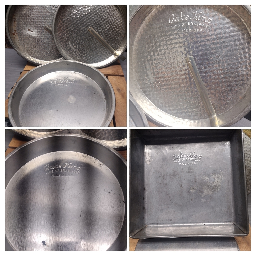 Silver Textured Circular Trays with Reflective Accents